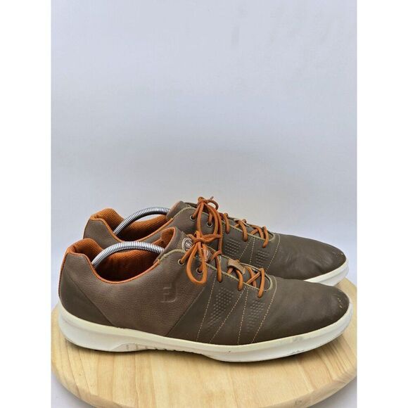 FootJoy Other - FootJoy Men's Contour Series Casual Golf Shoes Brown/Orange Sz 13M 54054